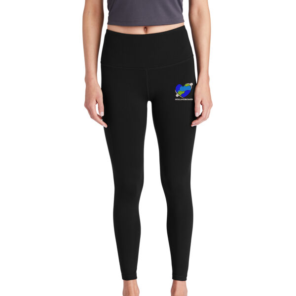Sport-Tek Ladies High Rise 7/8 Legging - Embroidered Logo Thumbnail
