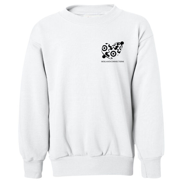 Hanes Eco Smart Youth Crewneck Sweatshirt  - Printed Logo Thumbnail
