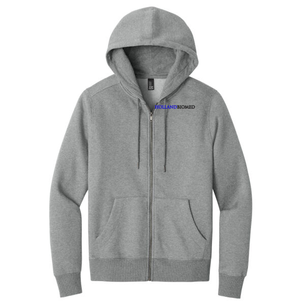 District Perfect Weight Fleece Full-Zip Hoodie  - Embroidered Logo Thumbnail