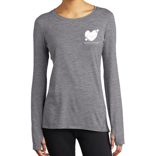 Sport-Tek Ladies Exchange 1.5 Long Sleeve Crew - Printed Logo Thumbnail