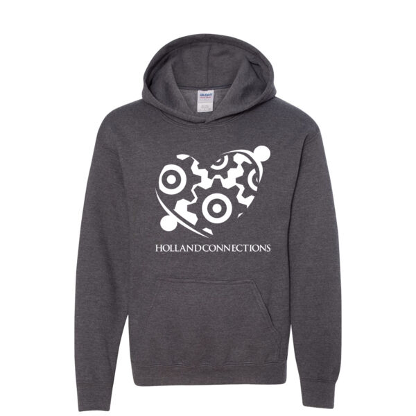 Gildan Heavy Blend Youth Hooded Sweatshirt - Printed Logo Thumbnail