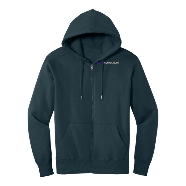 District Perfect Weight Fleece Full-Zip Hoodie  - Embroidered Logo Thumbnail