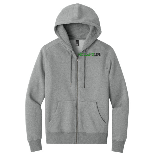 District Perfect Weight Fleece Full-Zip Hoodie  - Embroidered Logo Thumbnail