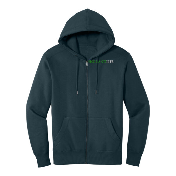 District Perfect Weight Fleece Full-Zip Hoodie  - Embroidered Logo Thumbnail