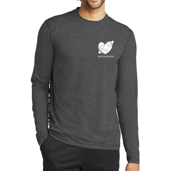 Sport-Tek Exchange 1.5 Long Sleeve Crew - Printed Logo Thumbnail