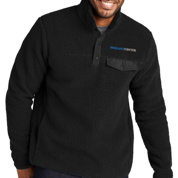 Port Authoirty Camp Fleece Snap Pullover - Embroidered Logo Thumbnail