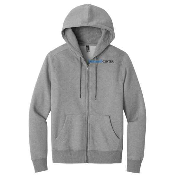 District Perfect Weight Fleece Full-Zip Hoodie  - Embroidered Logo Thumbnail