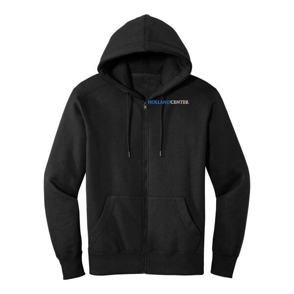 District Perfect Weight Fleece Full-Zip Hoodie  - Embroidered Logo Thumbnail