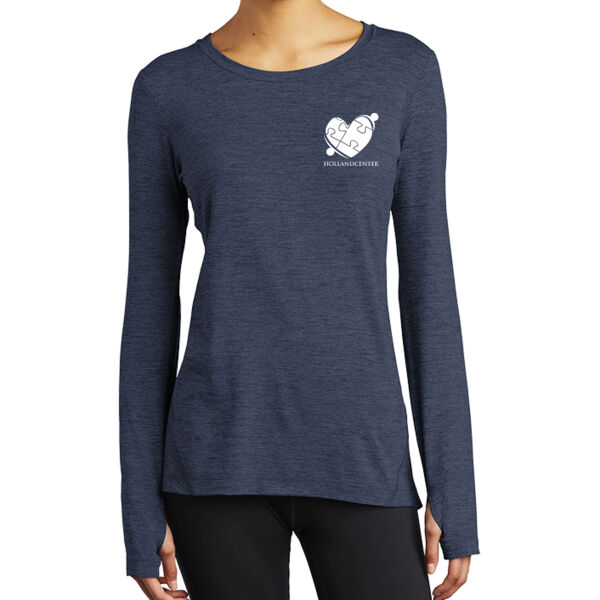 Sport-Tek Ladies Exchange 1.5 Long Sleeve Crew - Printed Logo Thumbnail