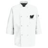 Button Chef Coat with Thermometer Pocket Thumbnail