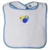 Infant Contrast Trim Terry Bib Thumbnail